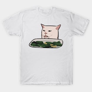 Smudge Eating Cat T-Shirt